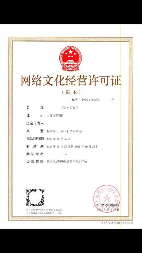 上海办动画片网络文化经营许可证全步骤解析